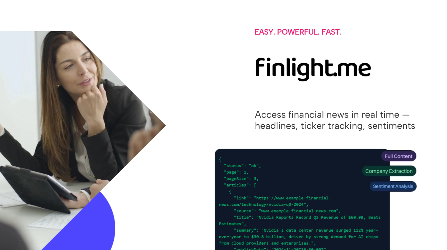 finlight platform preview